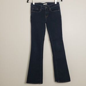 Bullhead slim boot in dark denim F4